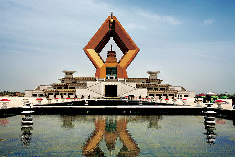 法门寺合十舍利塔工程